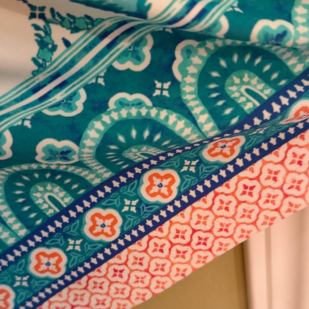 Cabana Life Teal and White Romper - Picture 4 of 7